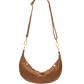 Erica | Mahogany Pebble/Brushed Gold Red Zip | Sml