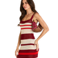 Erica | Mahogany Pebble/Brushed Gold Red Zip | Sml