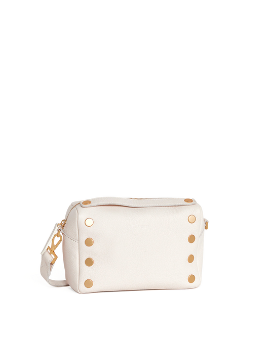 Evan-Crossbody-Sml-Crossbody-Calla-Lily-White-Brushed-Gold-Front-View