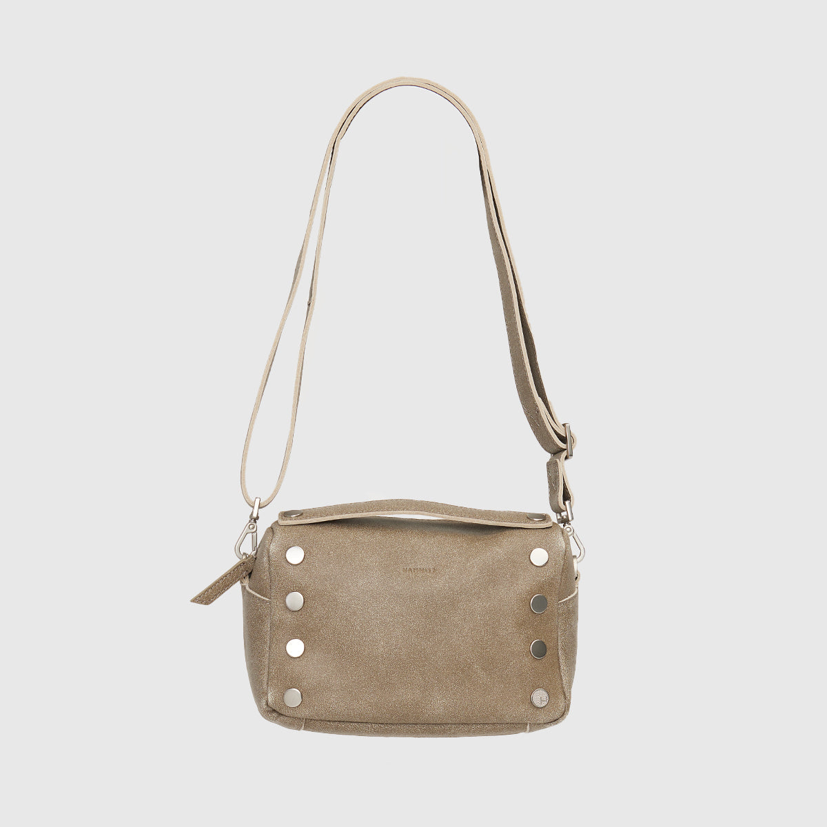 Evan Crossbody | Pewter/Brushed Silver