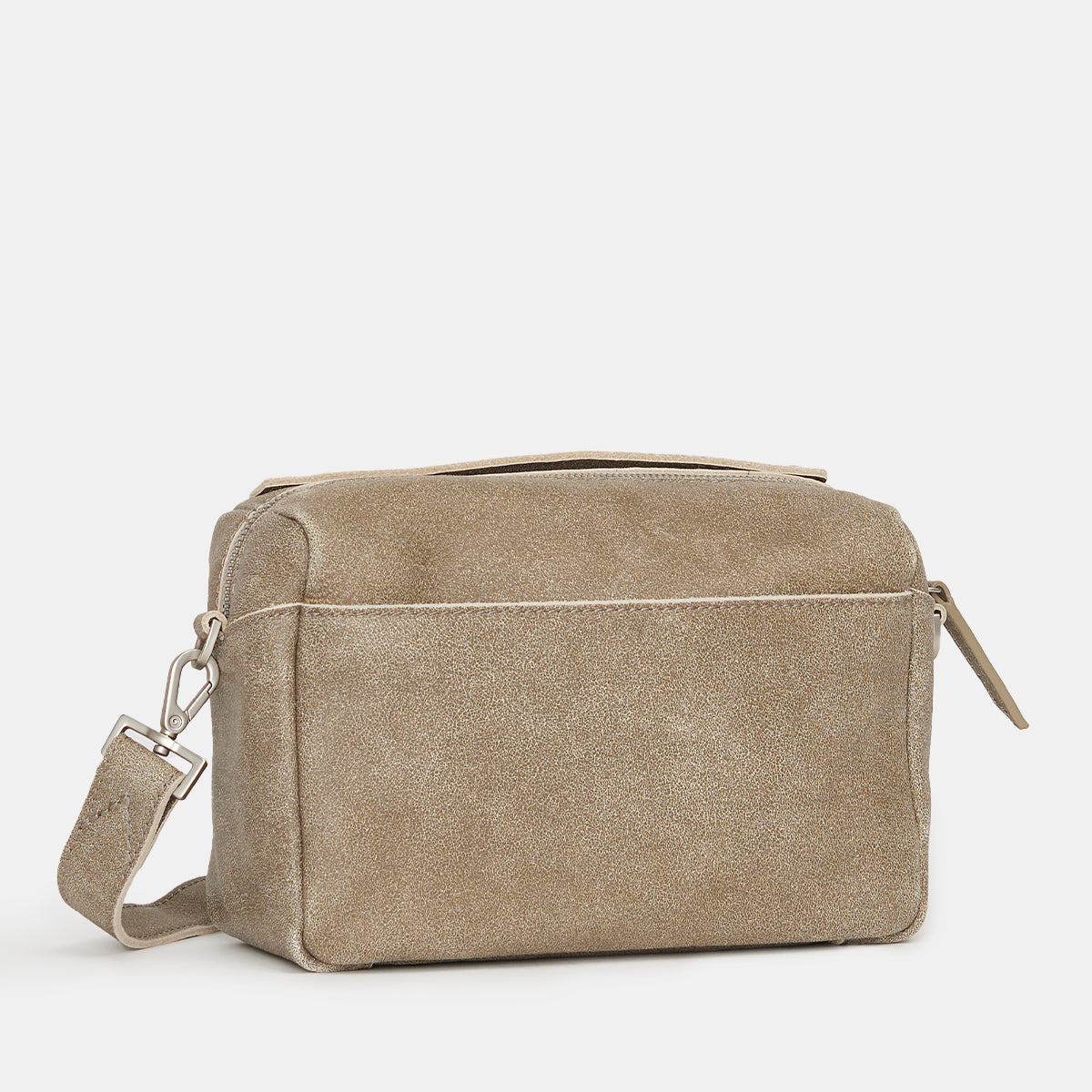 Evan Crossbody | Pewter/Brushed Silver