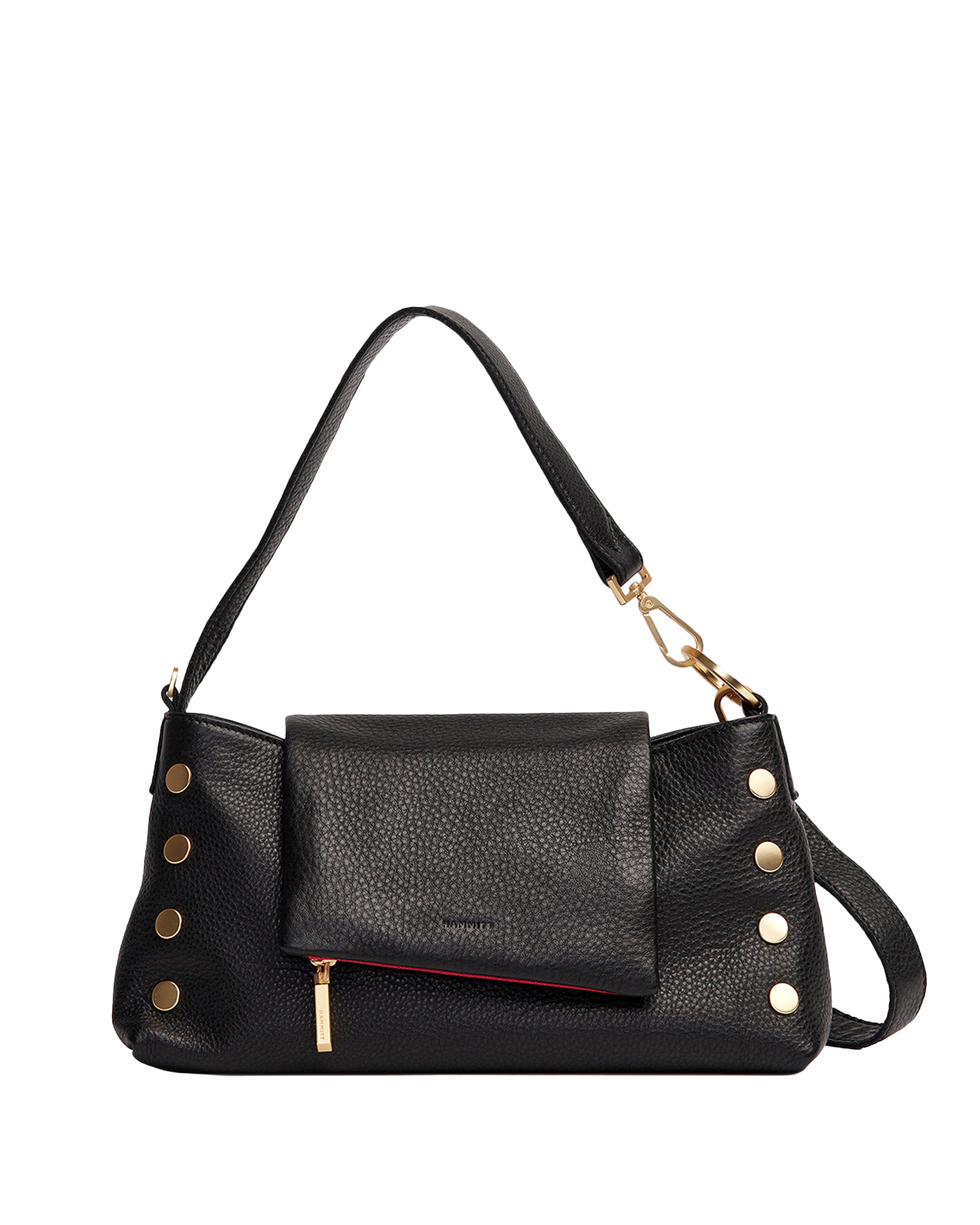 VIP-Satchel-Black-BG-Red-Zip-Front-View