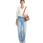 Model height is 5'7''