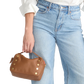 Evan Crossbody | Mahogany Pebble/Brushed Gold Red Zip | Sml