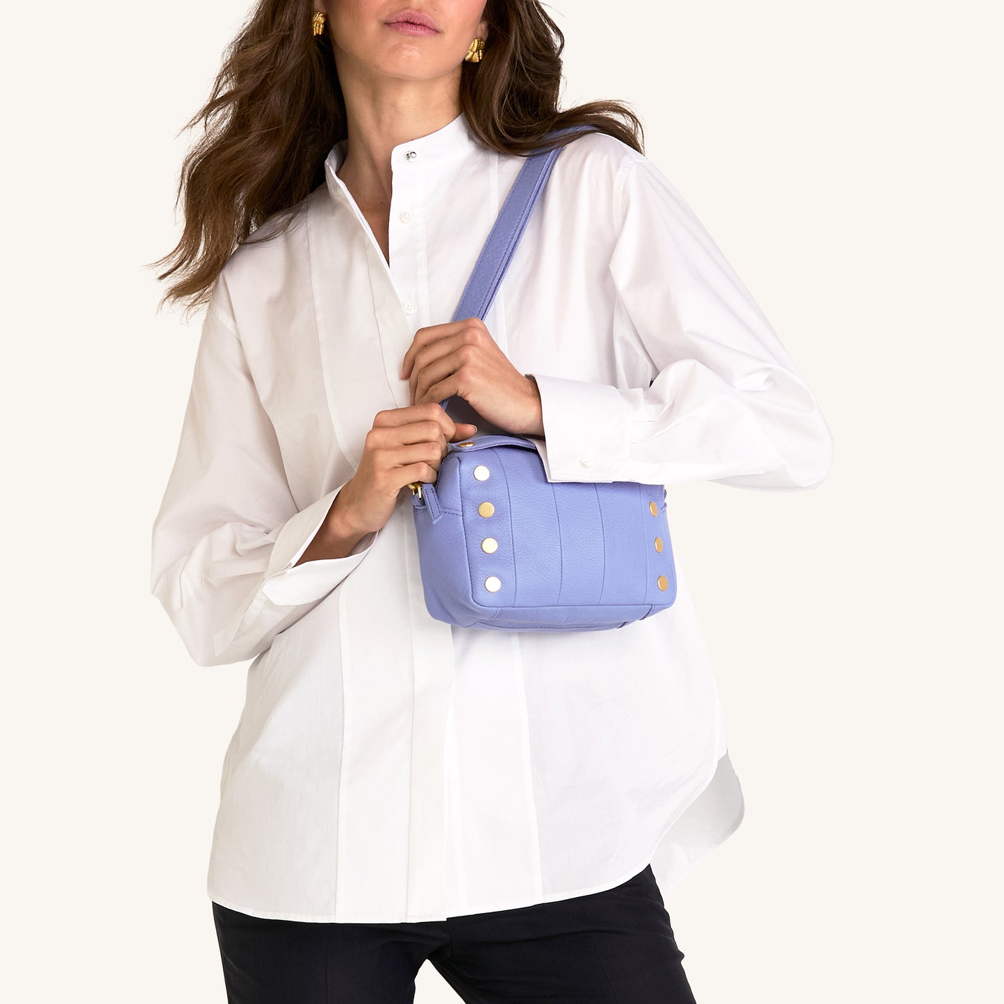 Evan Crossbody | Waterline/Brushed Gold | Sml
