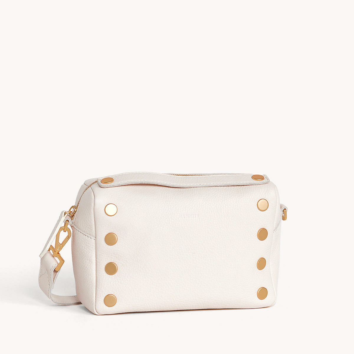Evan-Crossbody-Sml-Crossbody-Calla-Lily-White-Brushed-Gold-Front-View