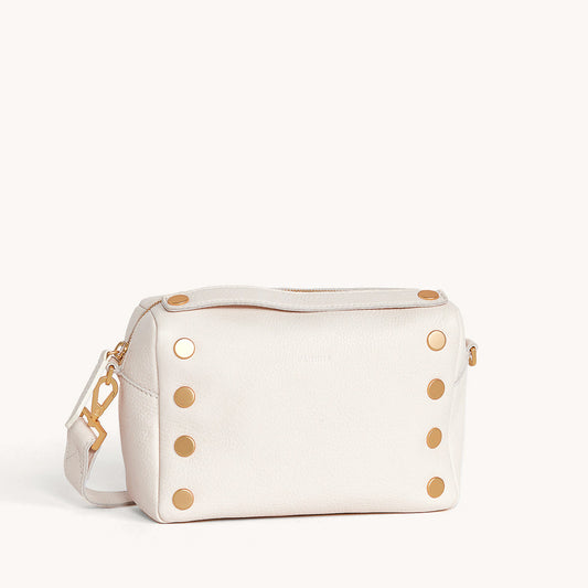 Evan-Crossbody-Sml-Crossbody-Calla-Lily-White-Brushed-Gold-Front-View