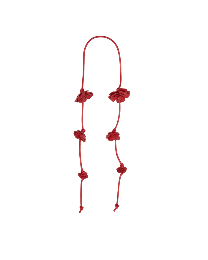 Eve Falling Flower Charm | Chili Red/