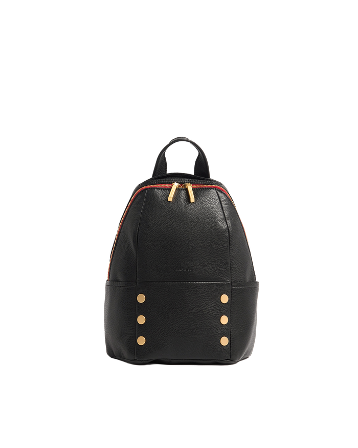 Hunter | Black/Brushed Gold Red Zip | Med
