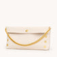 Invitation Clutch | Calla Lily White/Brushed Gold