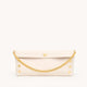 Invitation Clutch | Calla Lily White/Brushed Gold