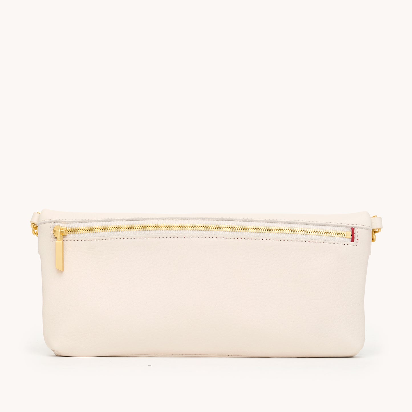 Invitation Clutch | Calla Lily White/Brushed Gold