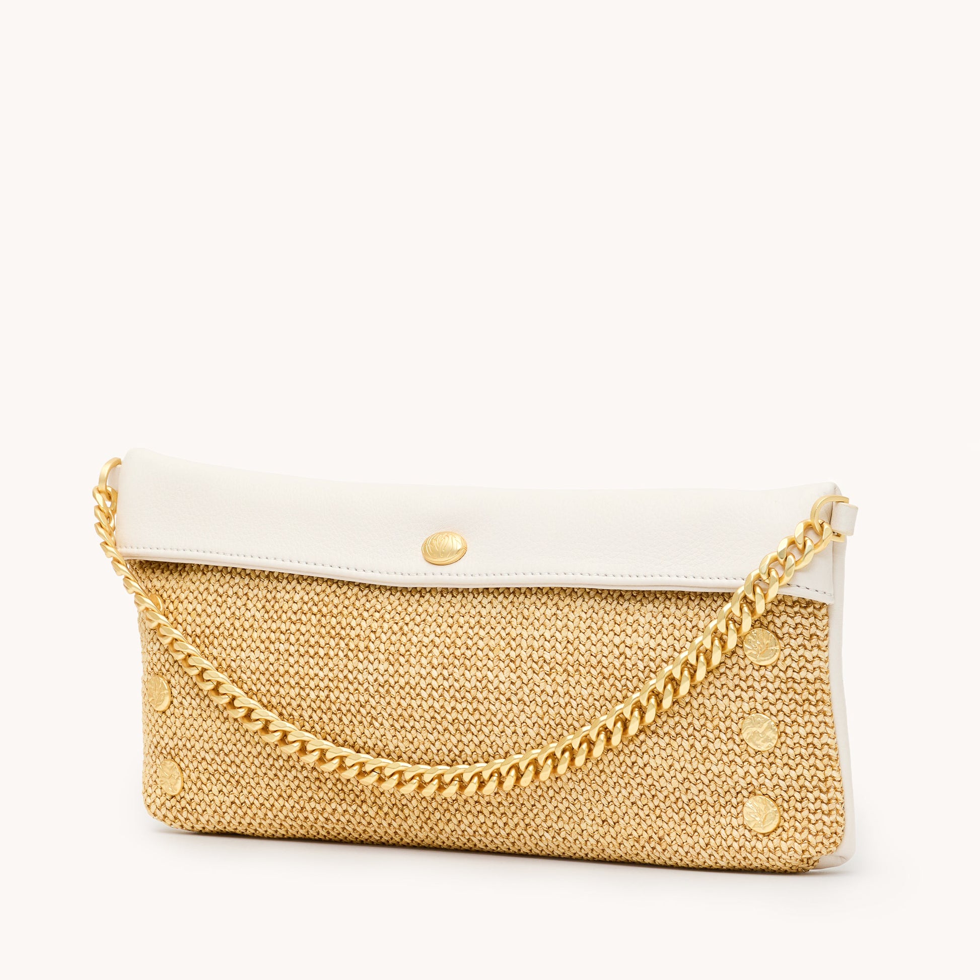 Invitation-Clutch-Calla-Lily-White-Raffia-BGH-Front-View-2