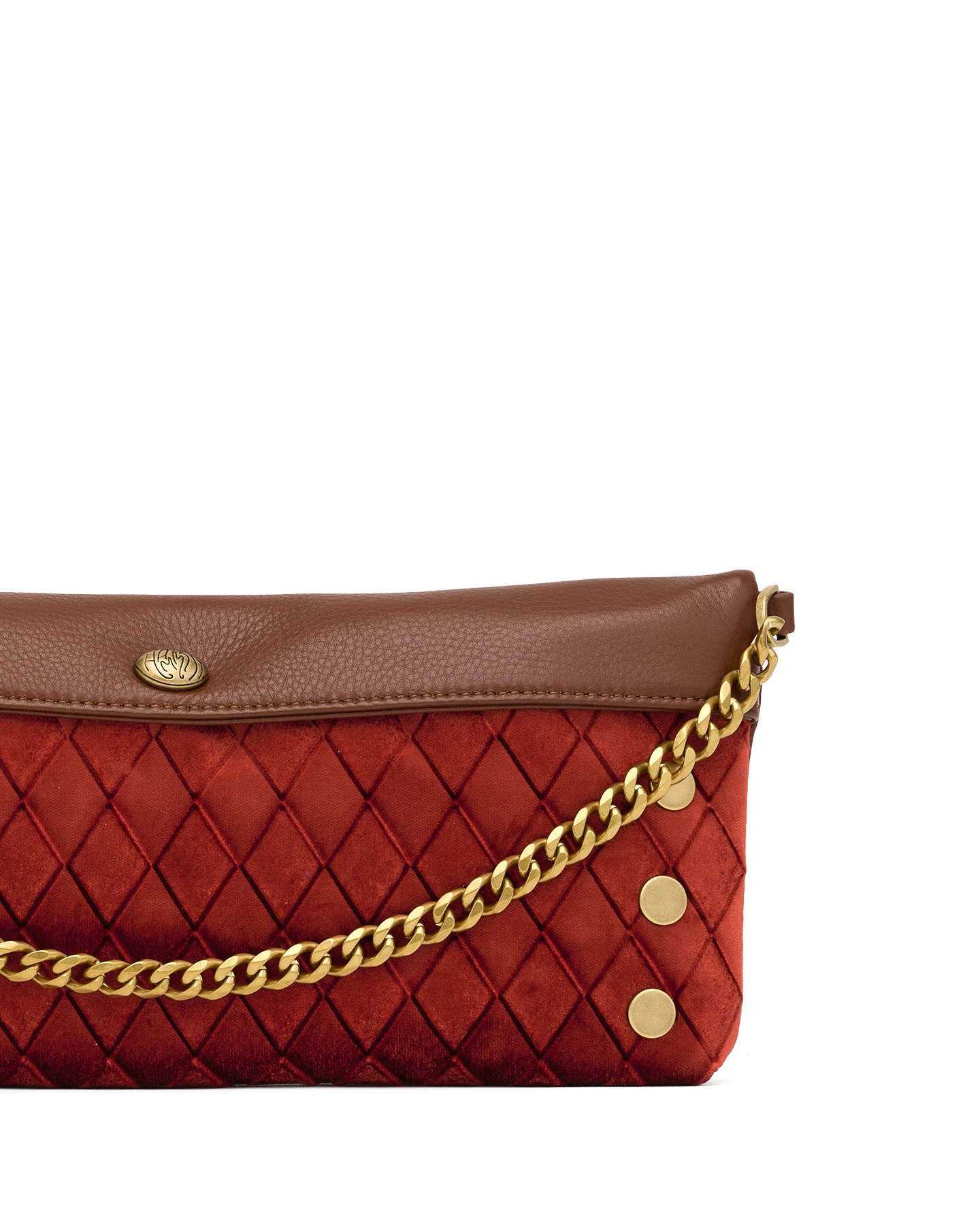 Invitation Clutch | Monarch Velvet/Antique Gold
