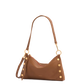 Kyle | Mahogany Pebble/Brushed Gold Red Zip | Sml