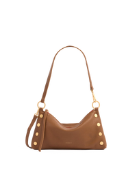 Kyle | Mahogany Pebble/Brushed Gold Red Zip | Sml