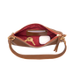 Kyle | Mahogany Pebble/Brushed Gold Red Zip | Sml