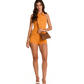 Model height is 5'9.5''