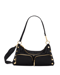 Kyle-Med-Black-Nylon-Cargo-G-Front-View