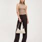 Model height is 5'10''