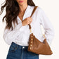 Kyle-Med-Mahogany-Pebble-BG-Red-Zip-Model-View
