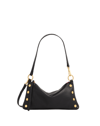 Kyle | Black/Brushed Gold Red Zip | Sml