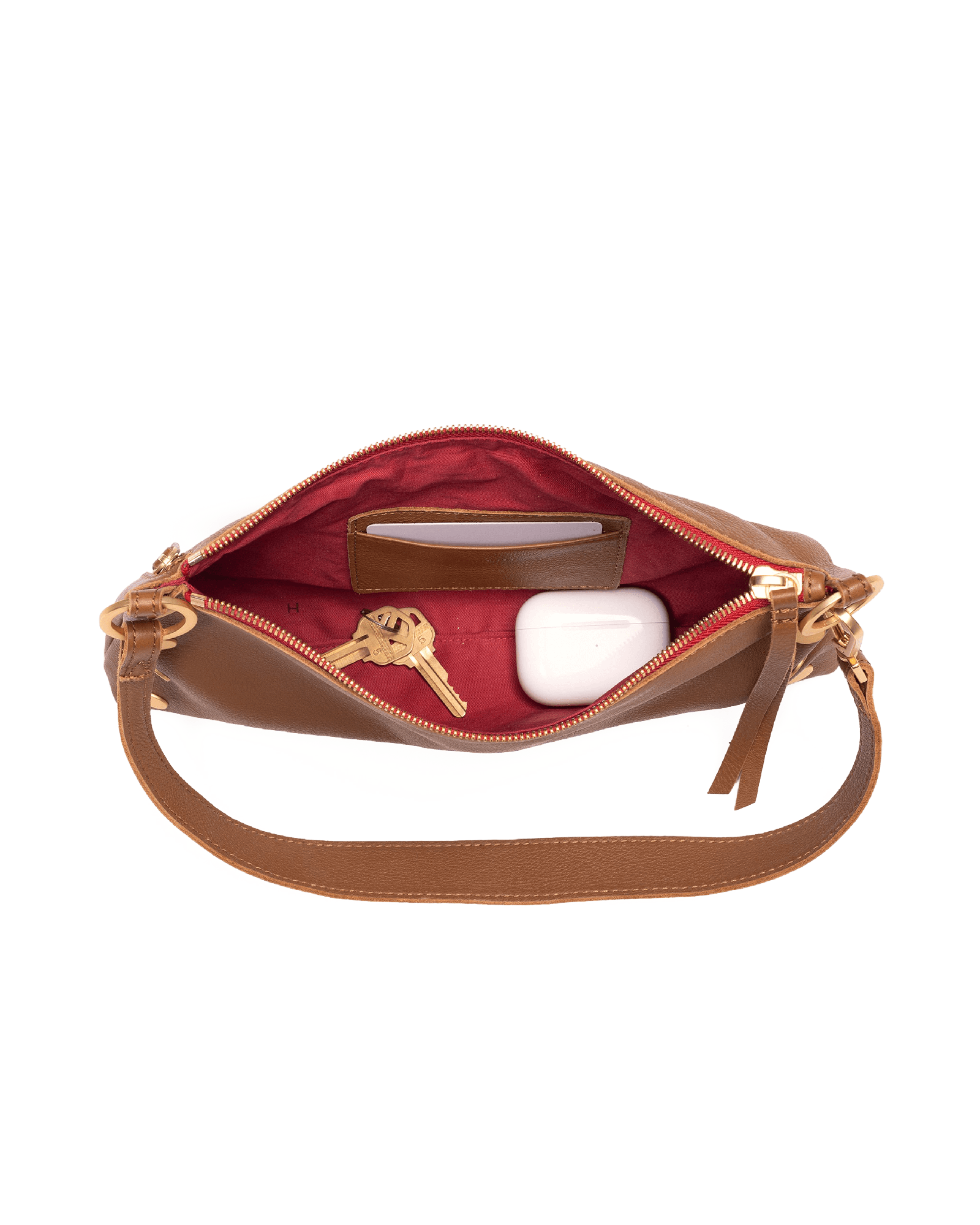 Kyle-Mahogany-Pebble-BG-Red-Zip-Inside-View