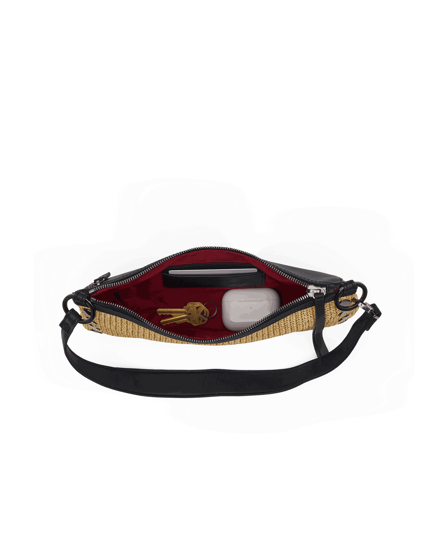 Kyle-Noir-Smooth-Raffia-GM-Inside-View