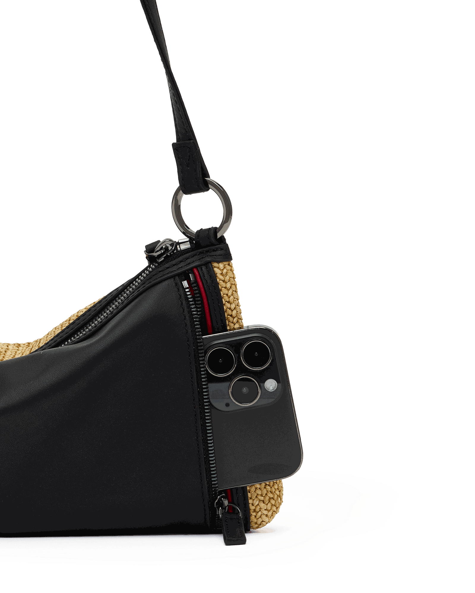Kyle-Noir-Smooth-Raffia-GM-Back-View-Detail