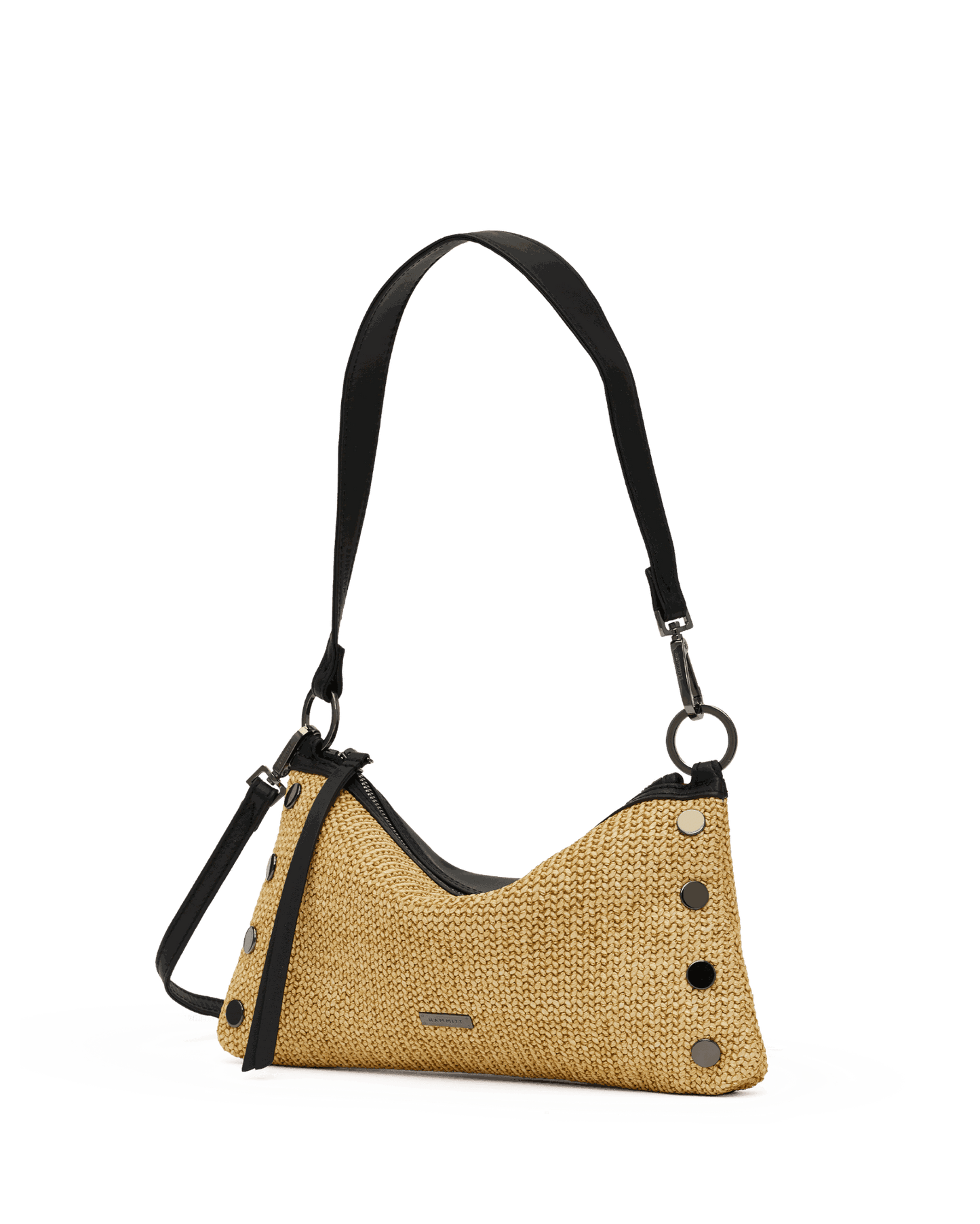 Kyle-Noir-Smooth-Raffia-GM-Front-View
