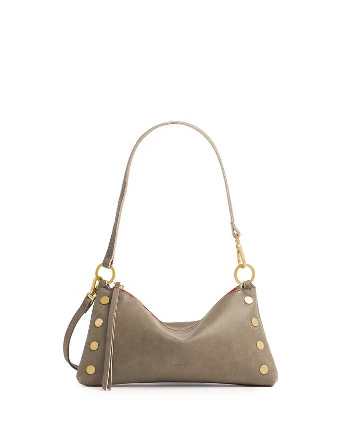 Kyle | Pewter/Brushed Gold Red Zip