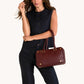 Meredith | Cherrywood Pebble/Brushed Gold | Med