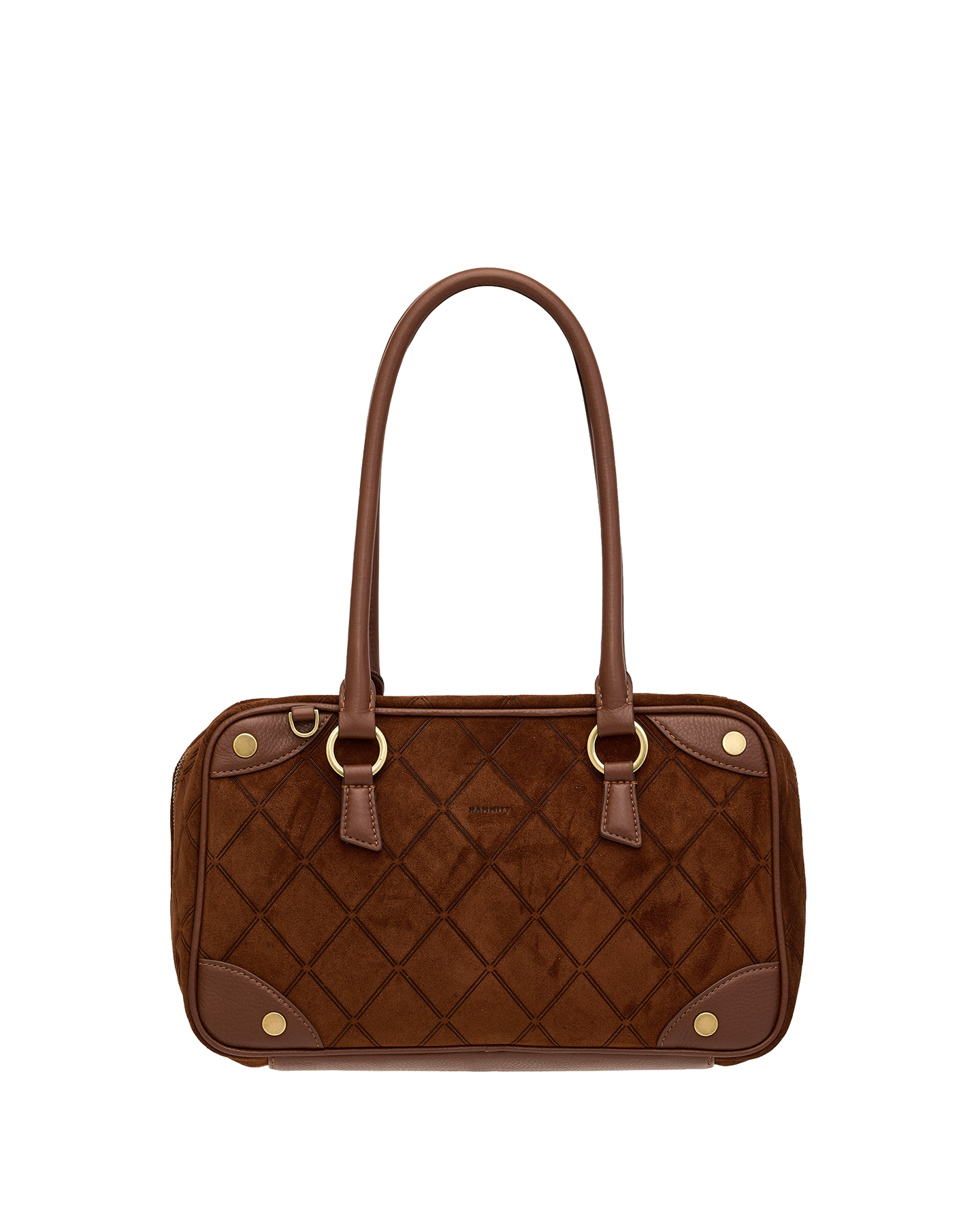 Meredith | Chocolate Diamond Suede/Antique Gold | Med