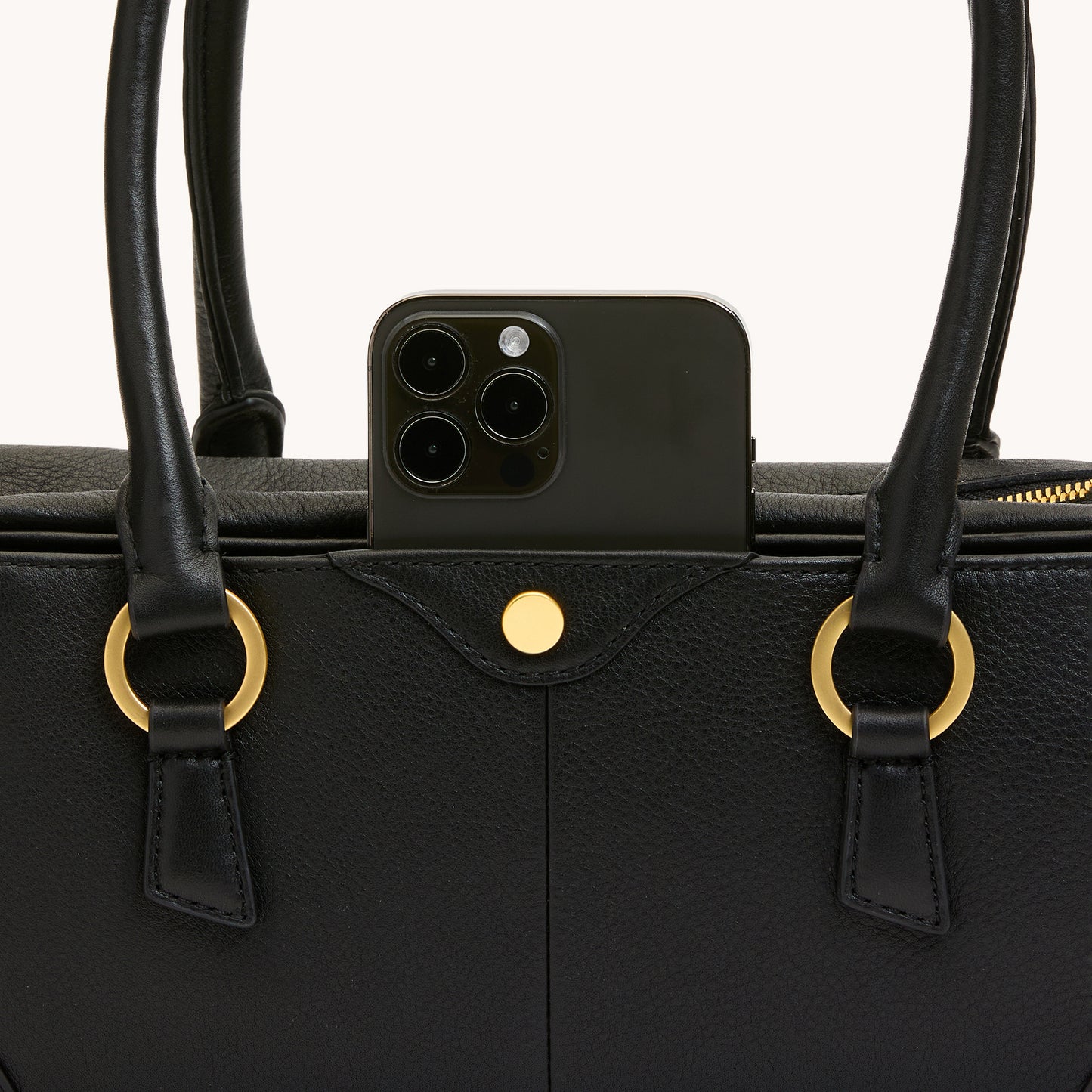Meredith | Black/Brushed Gold | Sml