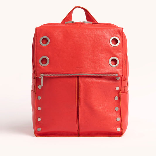 Montana Backpack | Lighthouse Red/Brushed Silver | XL