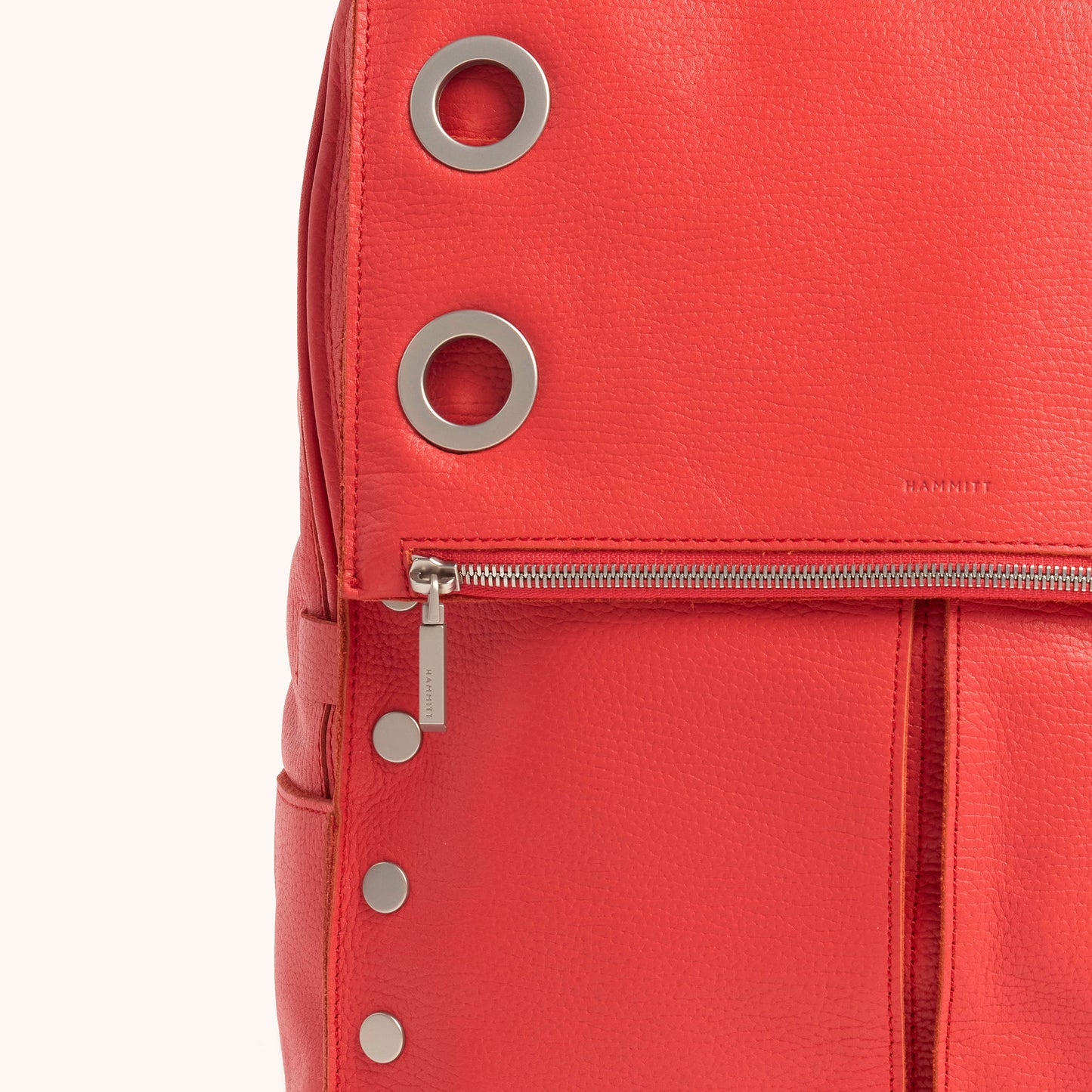 Montana Backpack | Lighthouse Red/Brushed Silver | XL