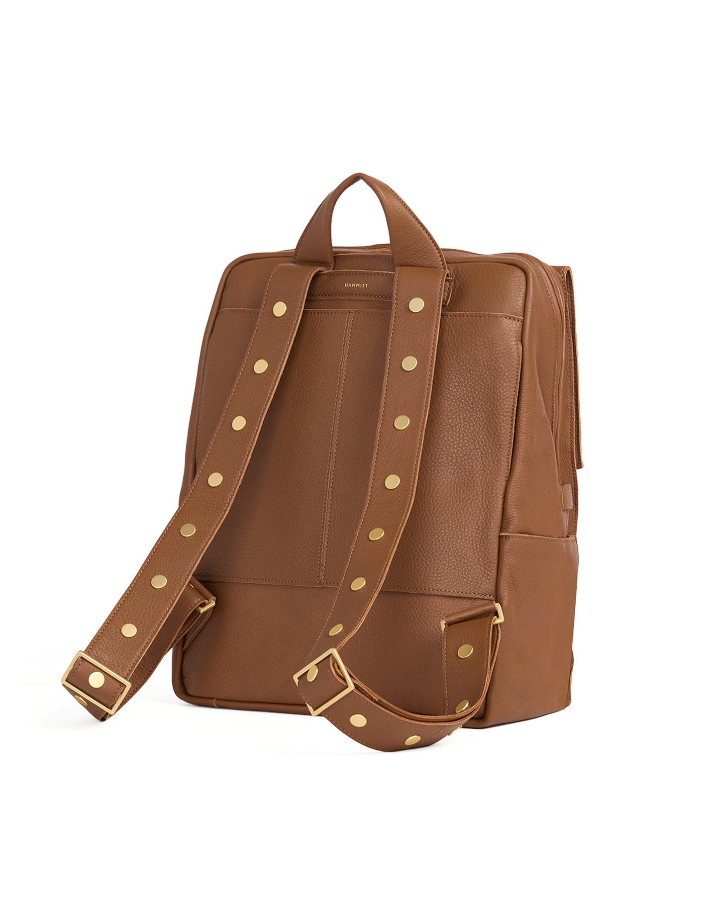 Montana Backpack | Mahogany Pebble/Brushed Gold Red Zip | XL