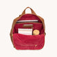 Montana Backpack | Mahogany Pebble/Brushed Gold Red Zip | XL