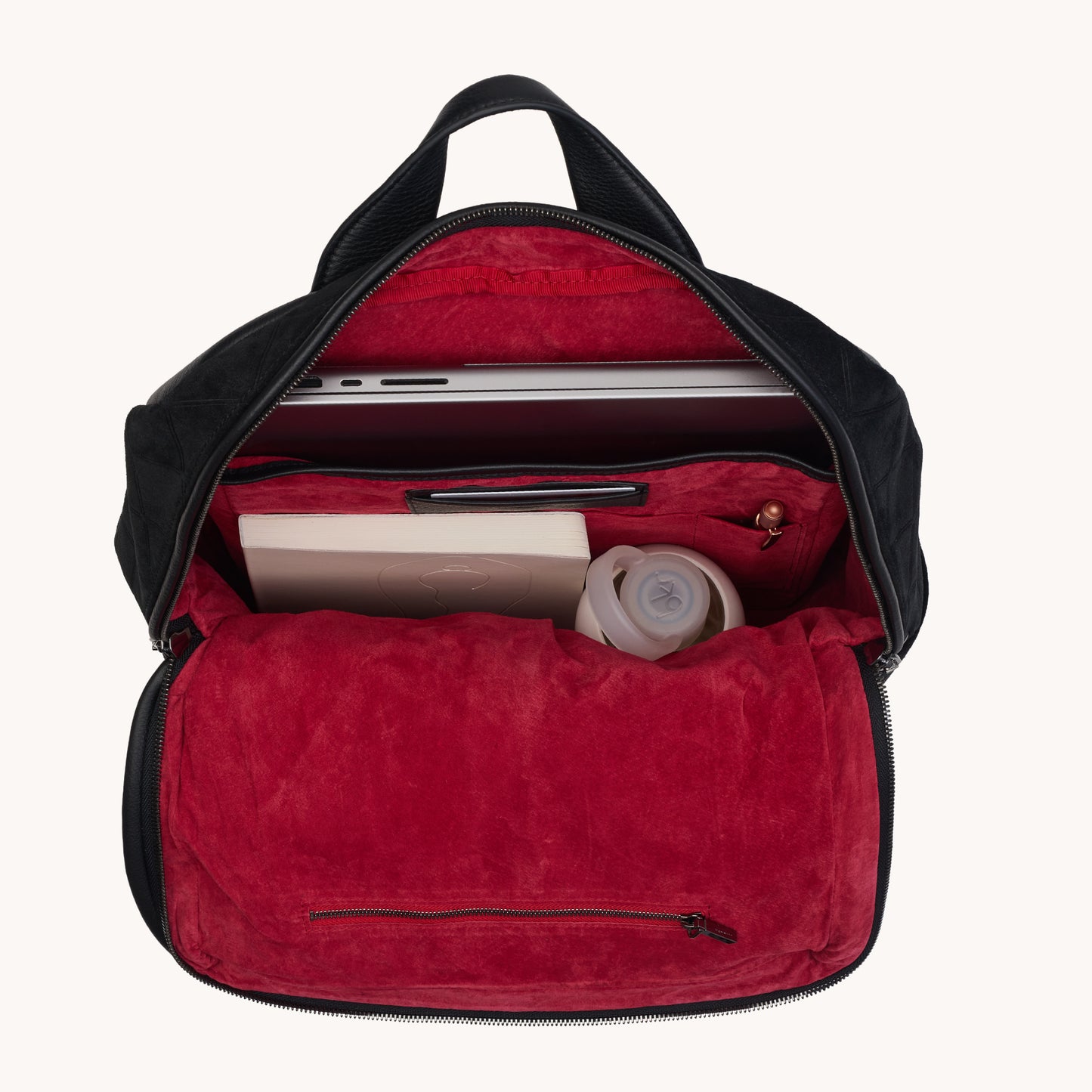 Montana Backpack | Noir Diamond Suede/Gunmetal | XL