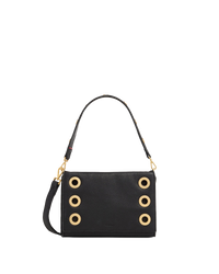 Montana Clutch | Black/Brushed Gold | Sml