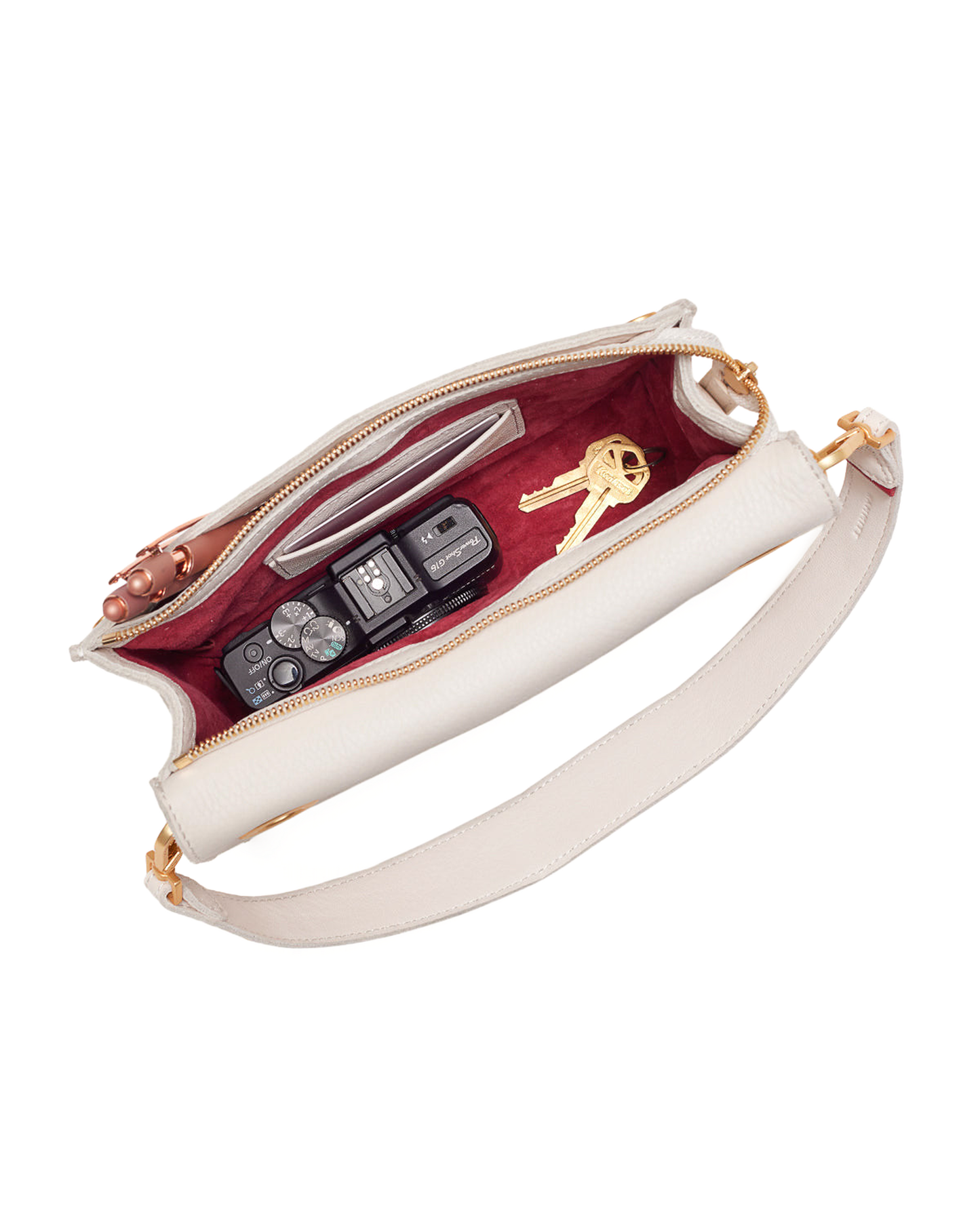 Montana-Clutch-Sml-Calla-Lily-White-Inside-View