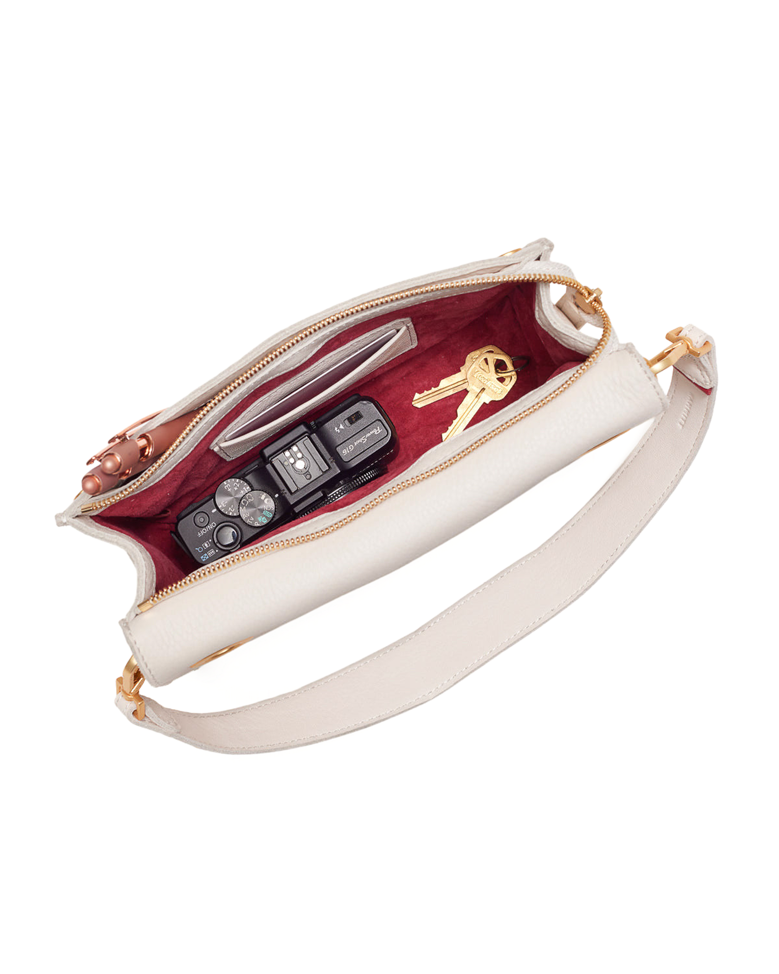 Montana-Clutch-Sml-Calla-Lily-White-Inside-View