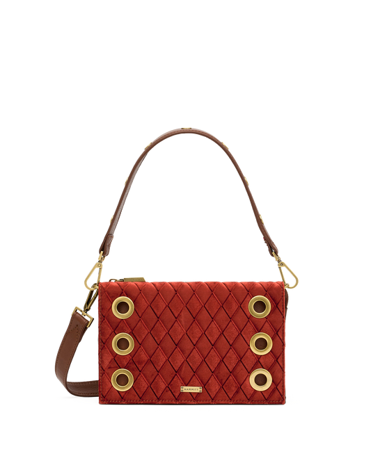 Montana Clutch | Monarch Velvet/Antique Gold | Sml
