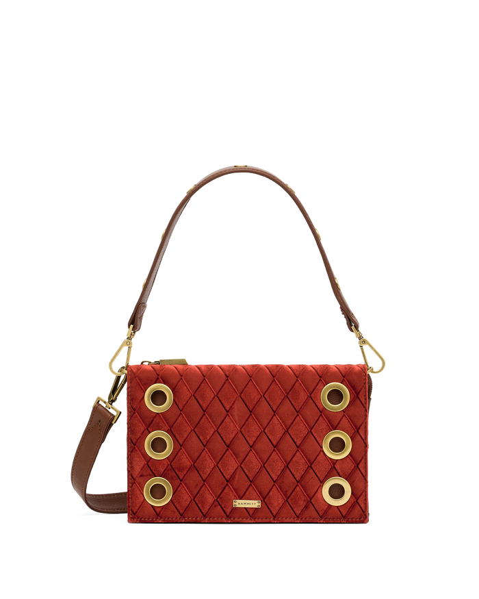 Montana Clutch | Monarch Velvet/Antique Gold | Sml