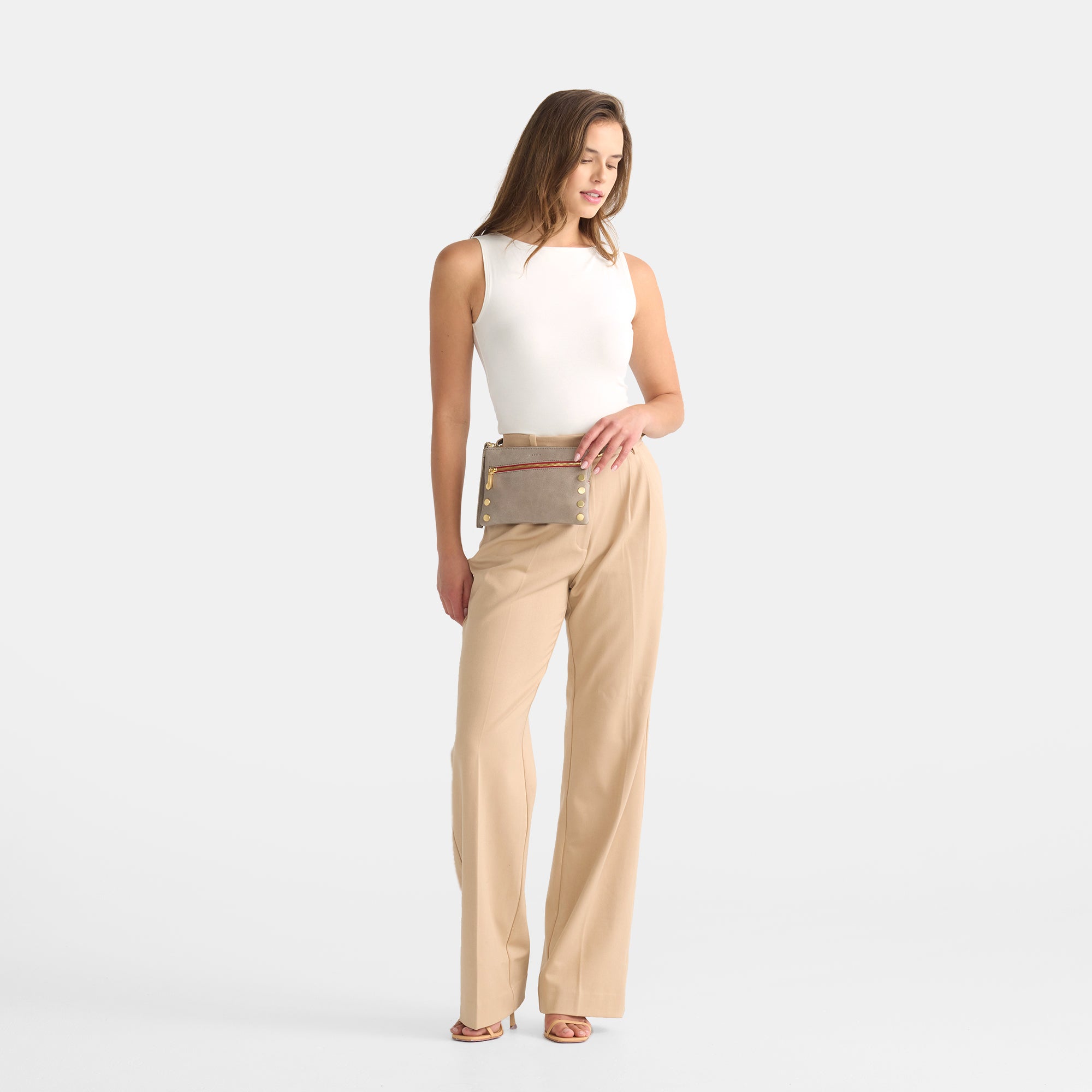 定価47300円 YUKI HASHIMOTO トラウザーパンツ　レーヨン　44 YUKI HASHIMOTO トラウザーパンツ レーヨン 44