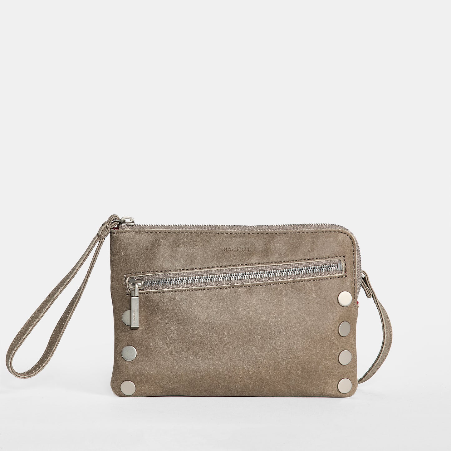 Nash Pewter | Small Leather Clutch/Wristlet | Hammitt – HAMMITT