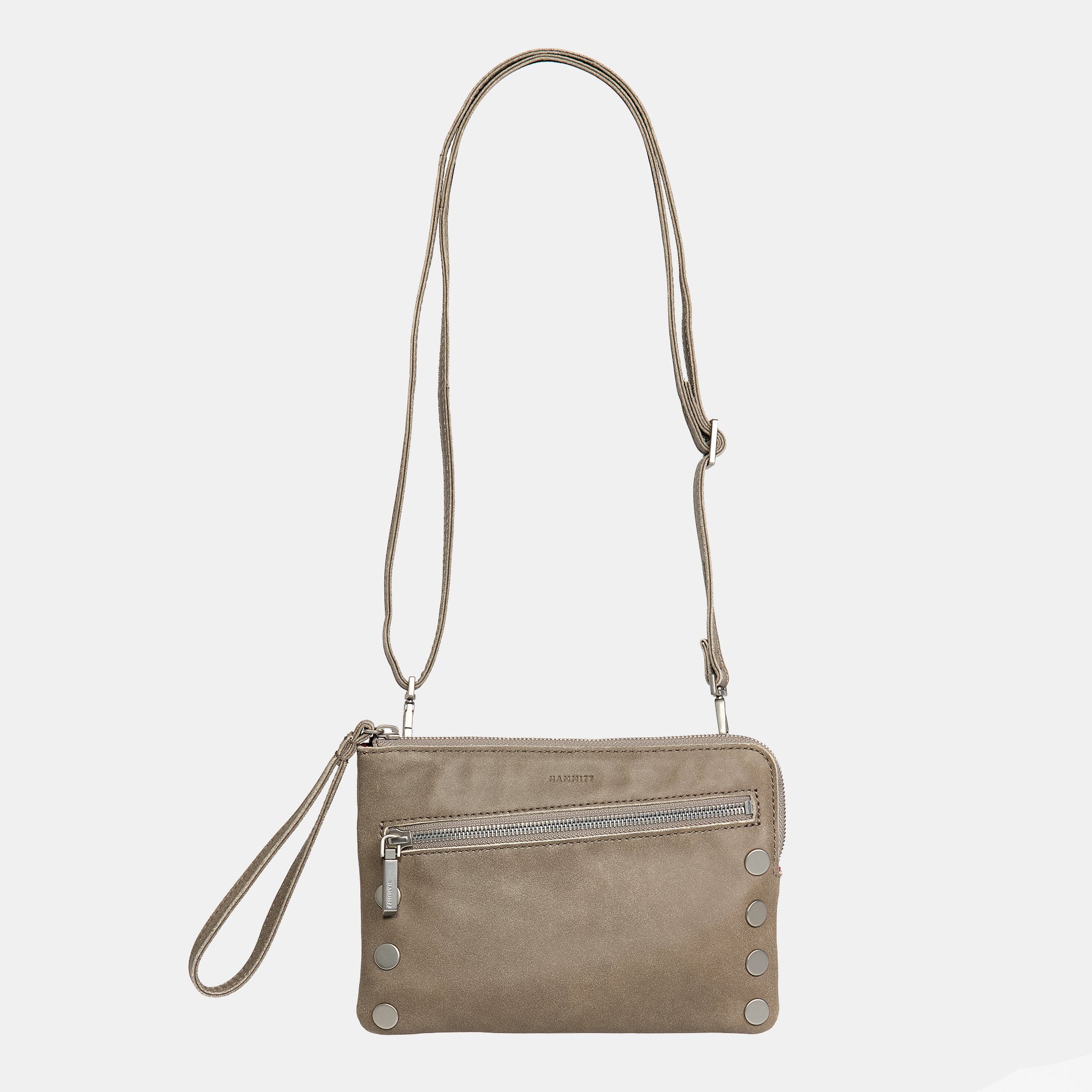 Nash Pewter | Small Leather Clutch/Wristlet | Hammitt – HAMMITT