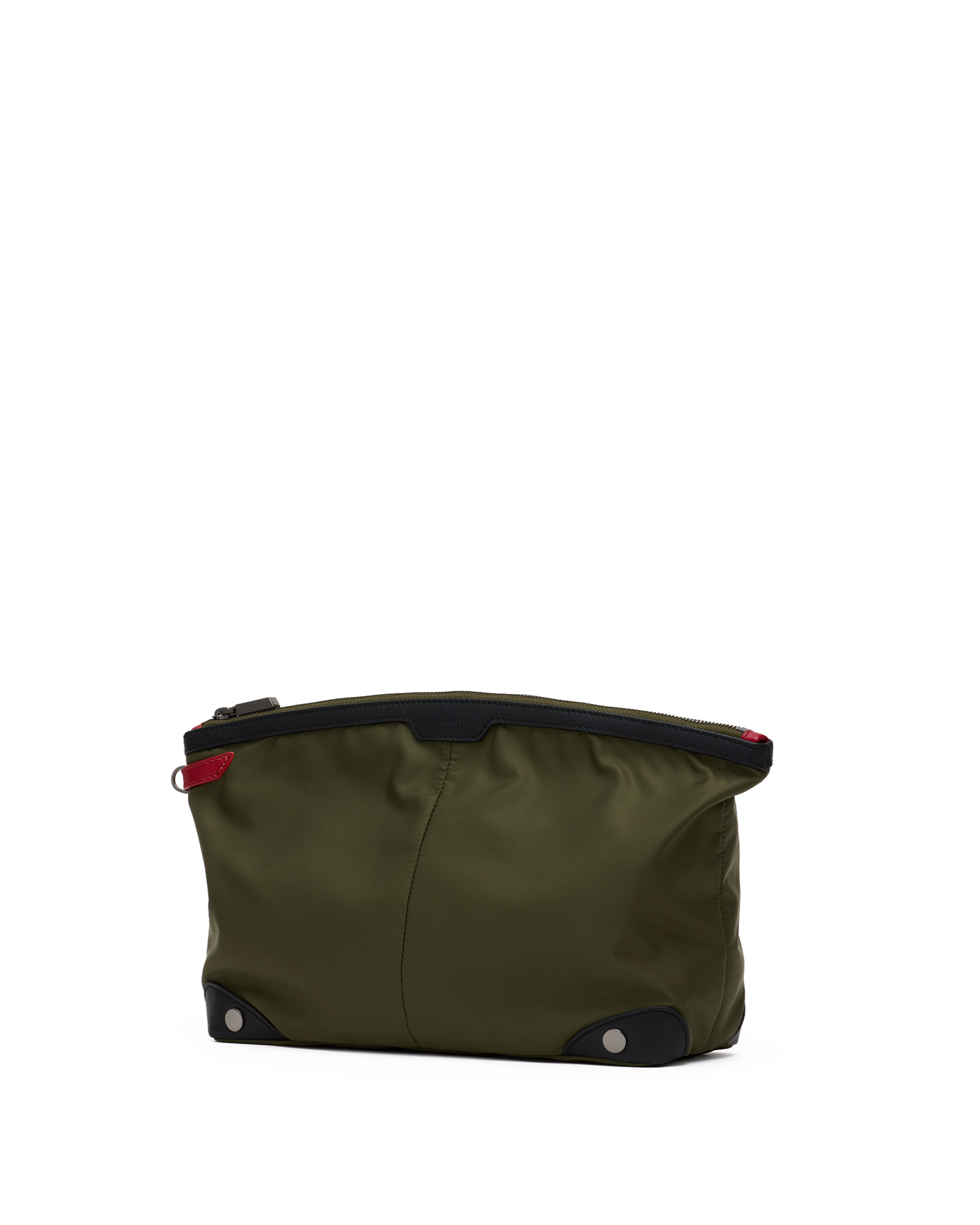 Nicky Cosmetic Pouch | Jade Nylon/Gunmetal | Lrg