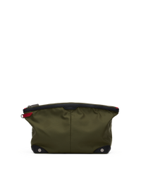 Nicky Cosmetic Pouch | Jade Nylon/Gunmetal | Lrg