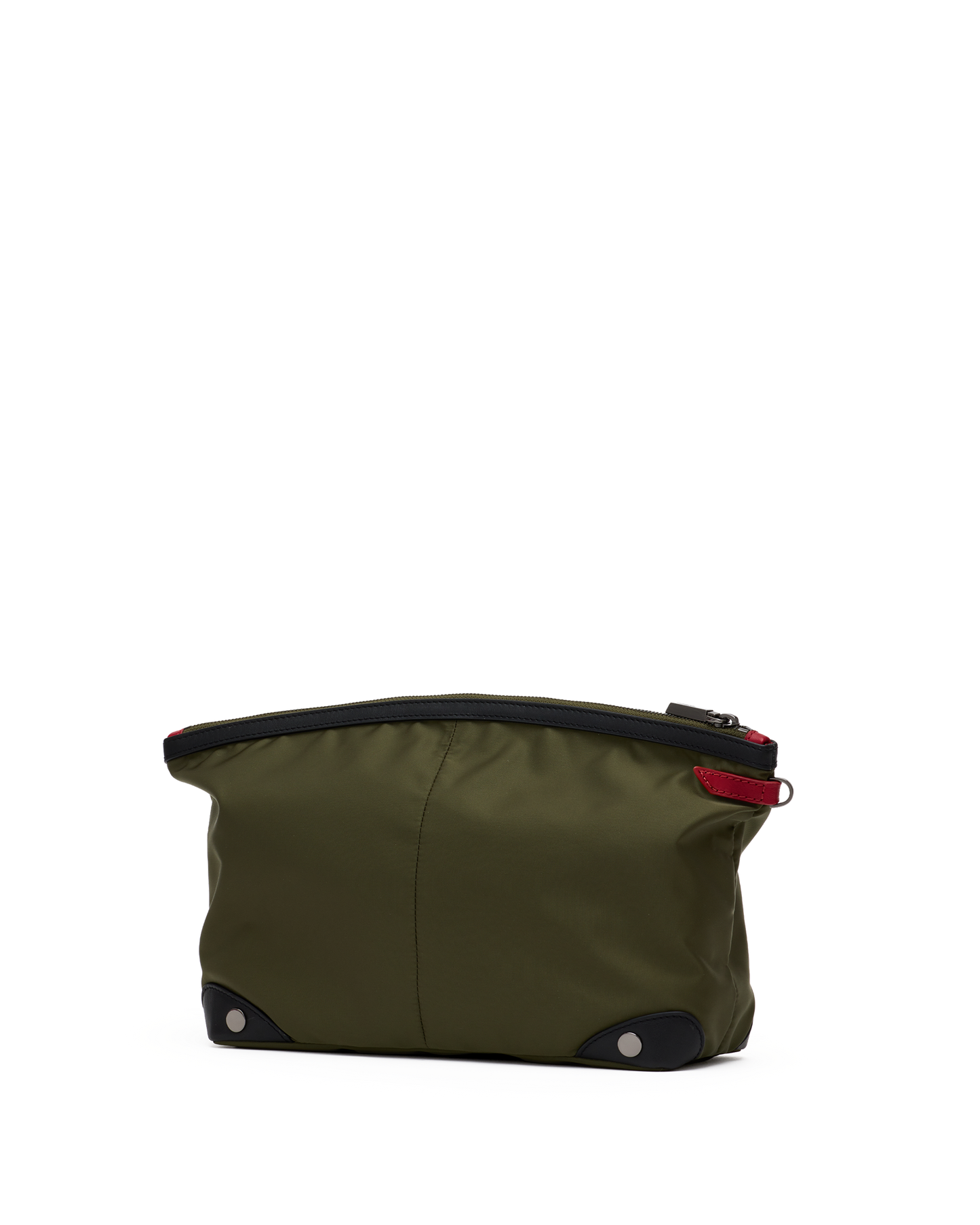 Nicky Cosmetic Pouch | Jade Nylon/Gunmetal | Lrg